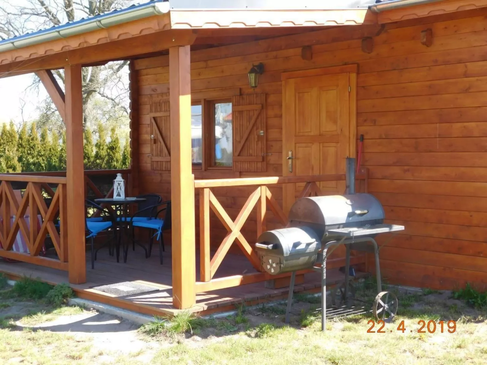 Haus in Karsibór mit Grill, Terrasse und Garten-Draußen