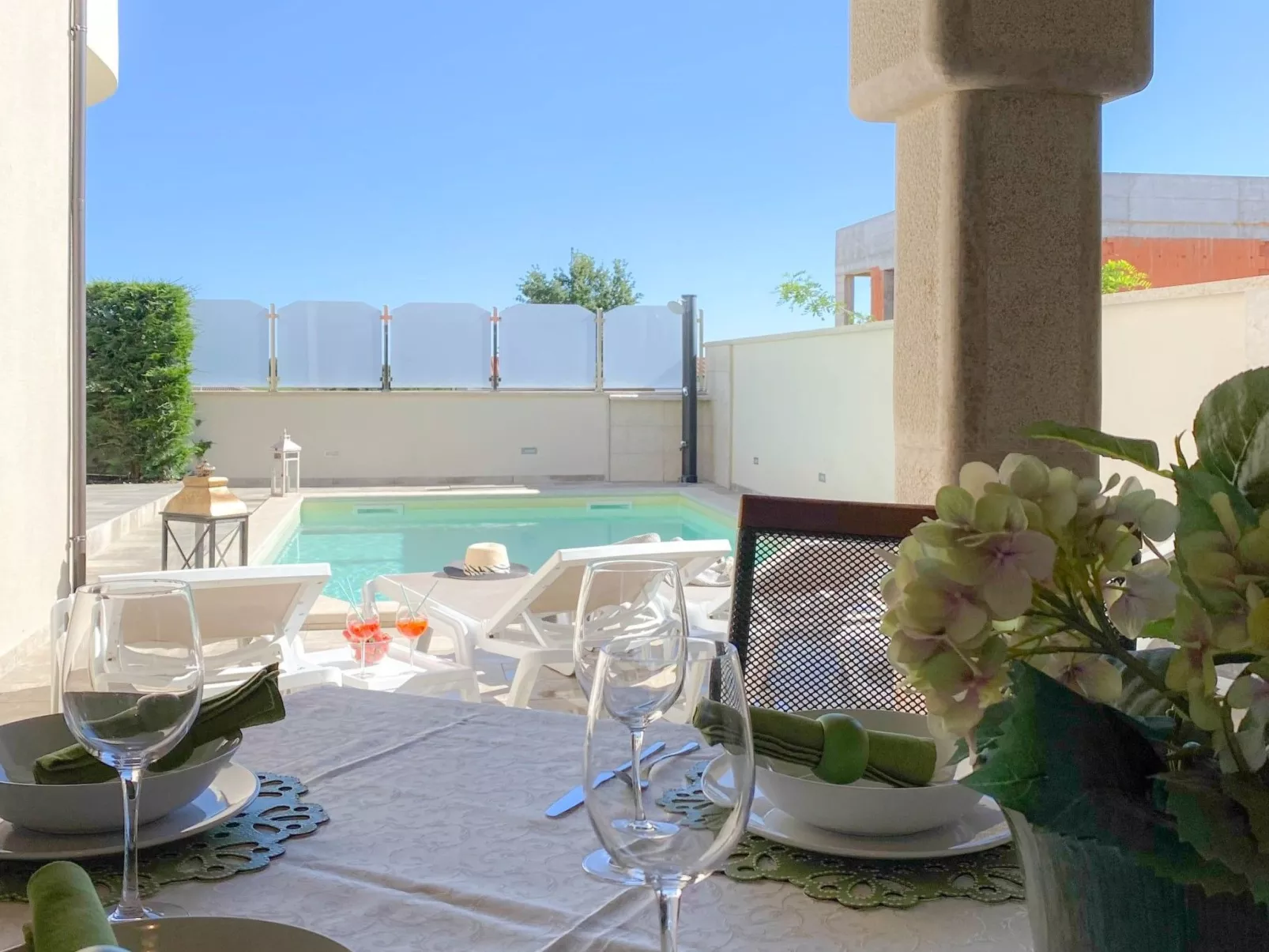 Mit Privatpool für 6 Personen ca. 105 m&sup2; in Bužinija, Adriaküste Kroatien-Outside