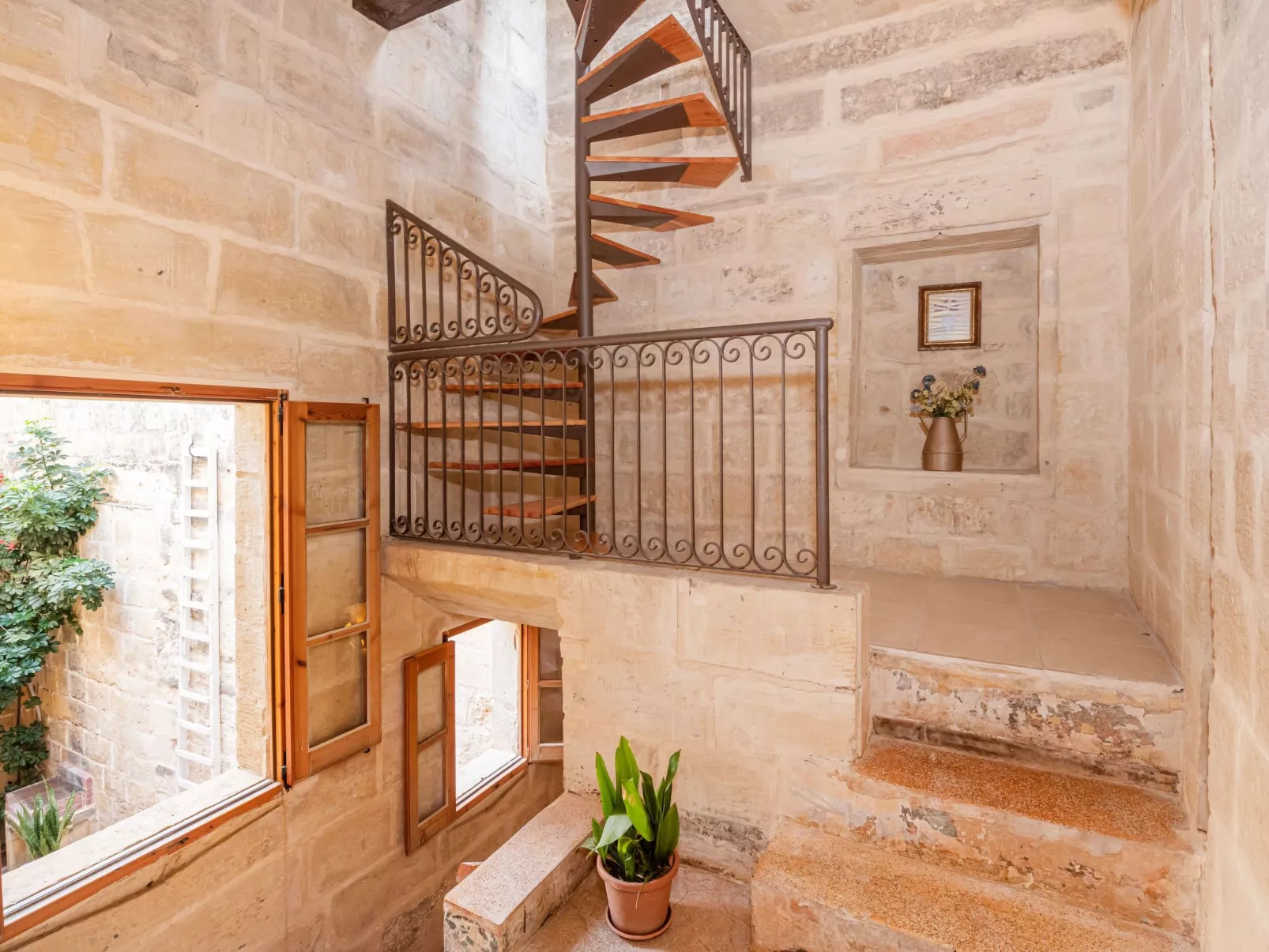 "Casa Melita" in der Nähe des mittelalterlichen Mdina-Inside