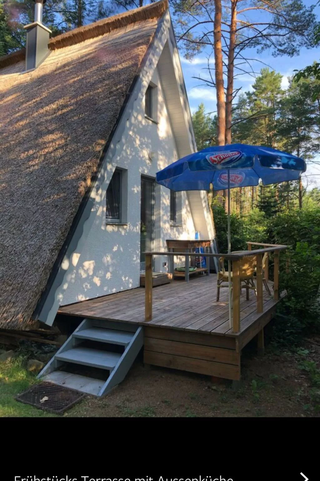 Reetdach Ferienhaus am Lübbesee Sauna Bootsteg neu-Outside