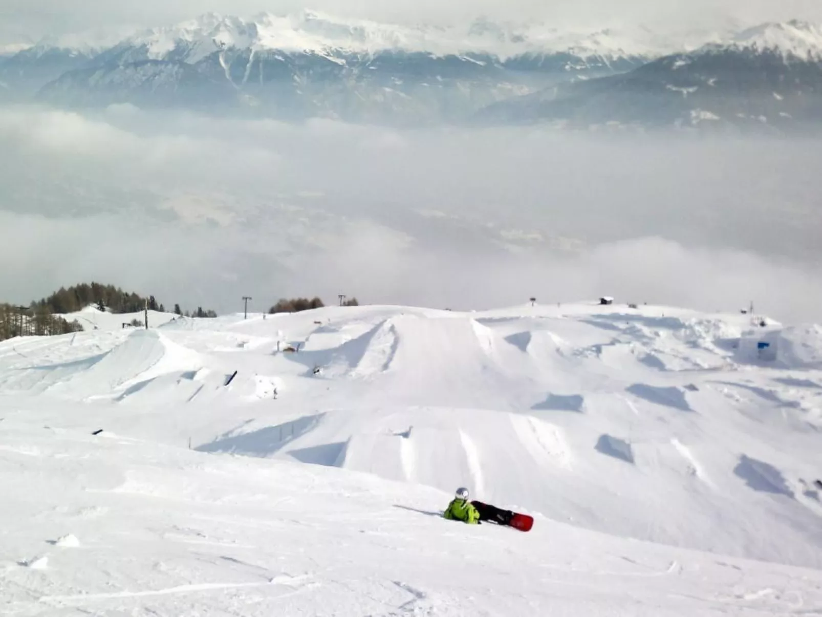 Ski-in Wohnung in Anzere mit Parkplatz-Outside
