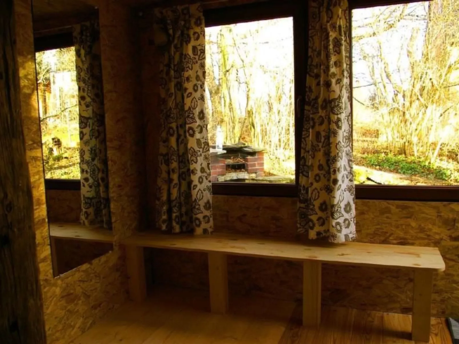 Blockhaus in Gajówka mit Kaminofen-Dehors