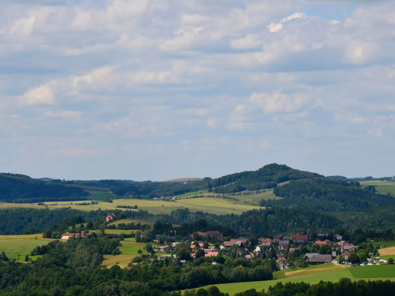 Panoramablick in Königstein-Dehors