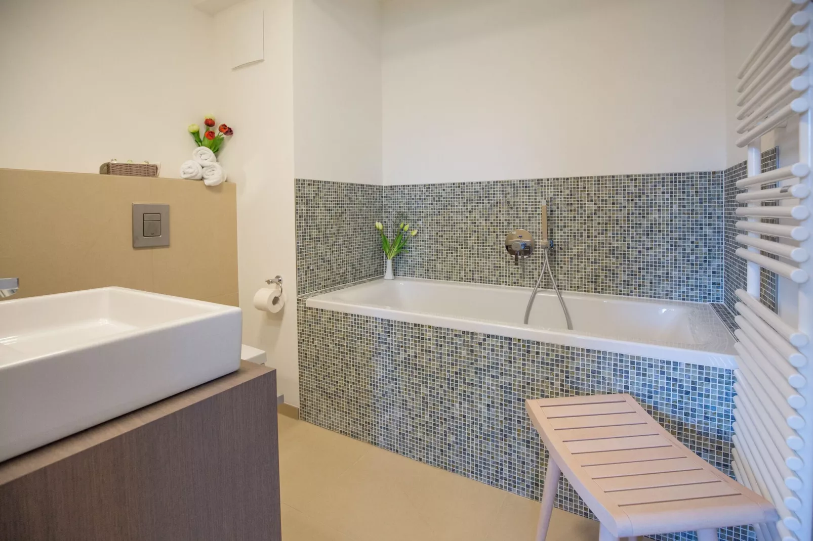 2-Zimmer-Apt / 4 Personen-Bathroom
