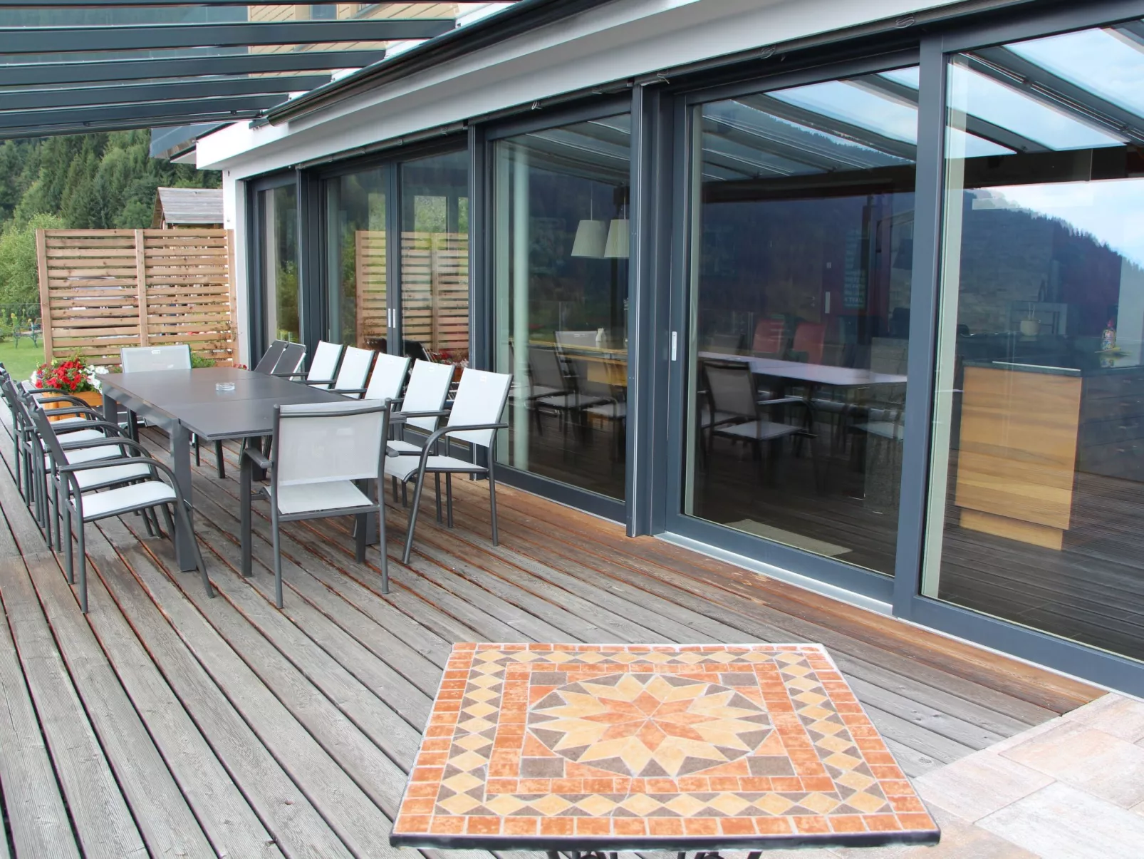 Freistehendes Ferienhaus mit Blick auf den See-Outside