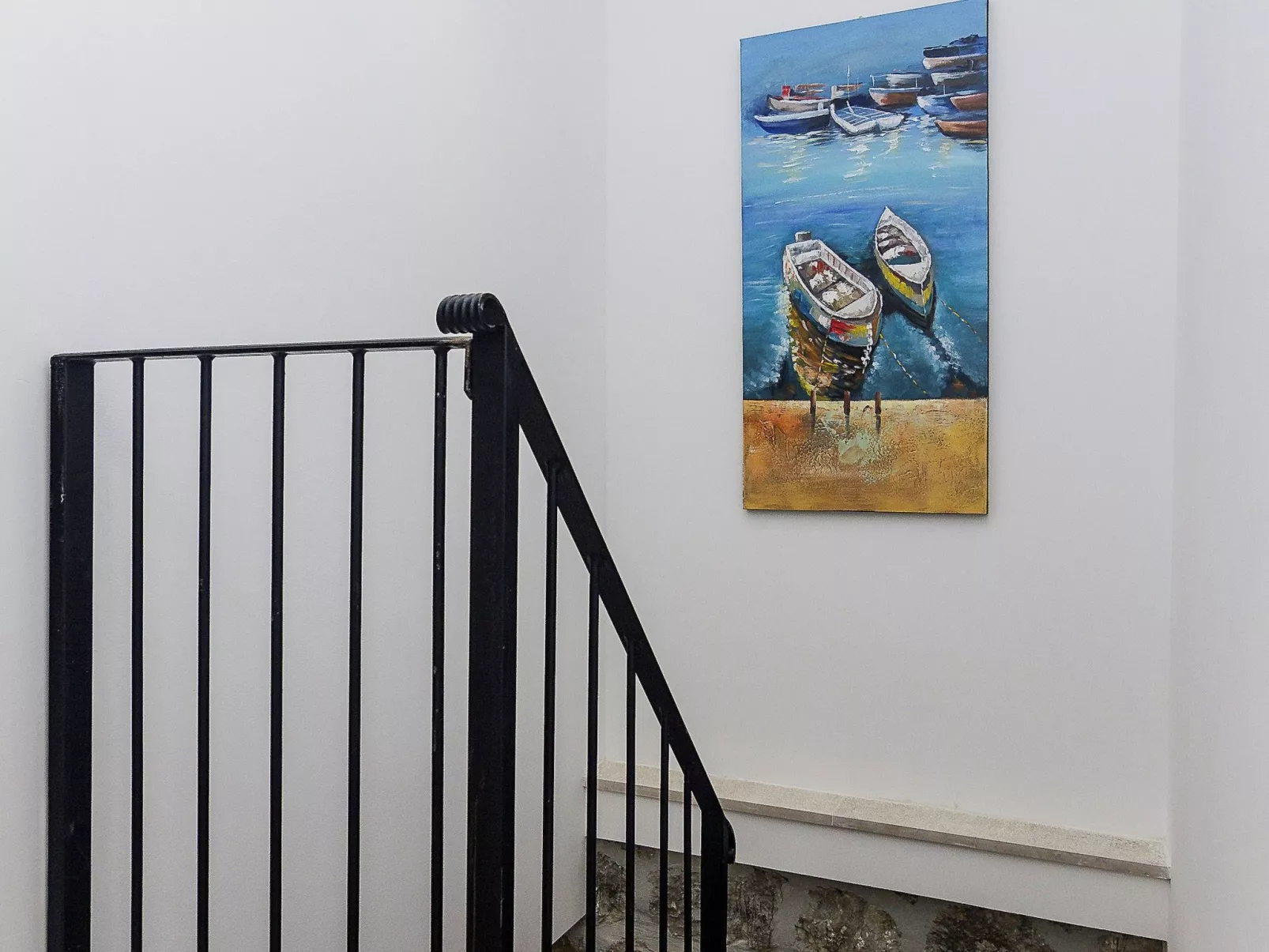 Schönes Steinhaus mit beheiztem Pool, Terrasse m-Draußen