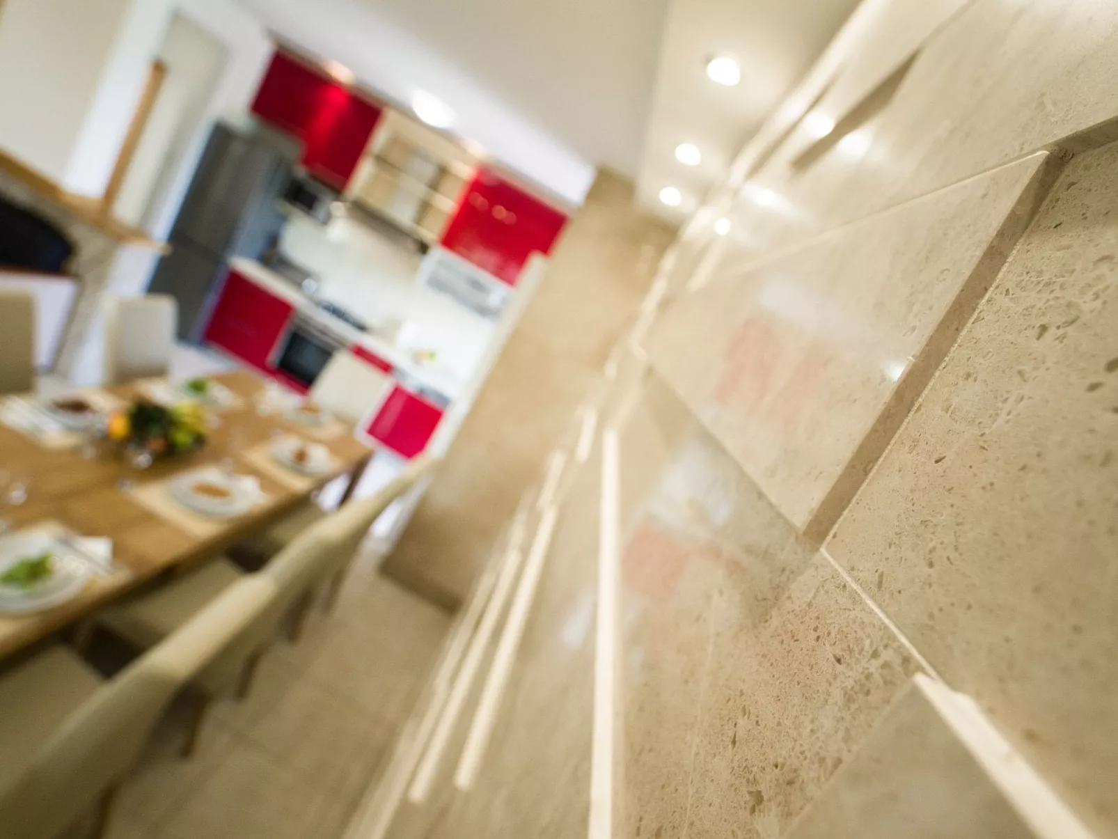 Ferienvilla "Lucian" mit Blick auf das Wasser-Drinnen