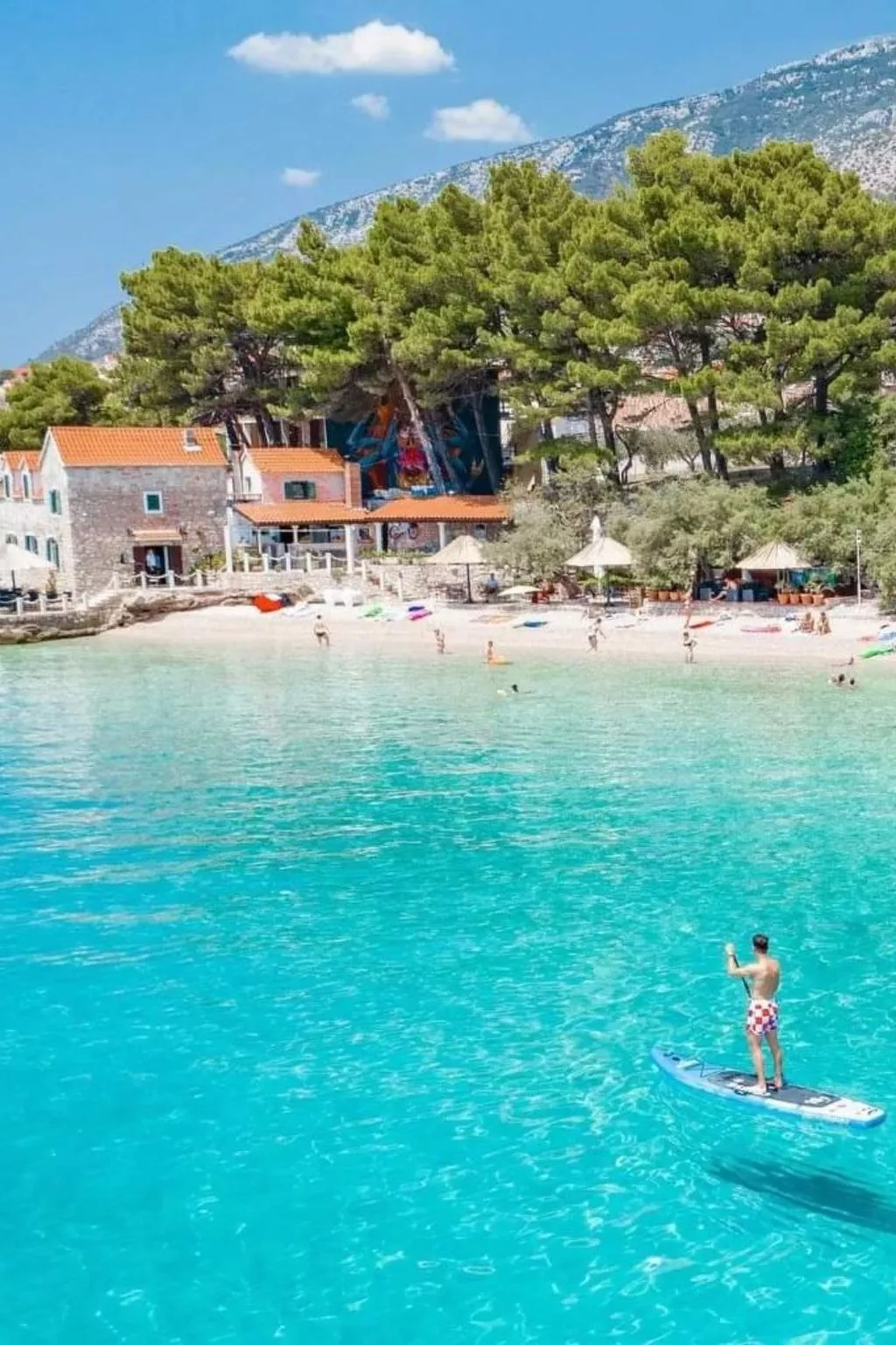 Für 3 Personen  + 1 Kind ca. 55 m&sup2; in Bol, Adriaküste Kroatien (Kroatische-Image-tags.info