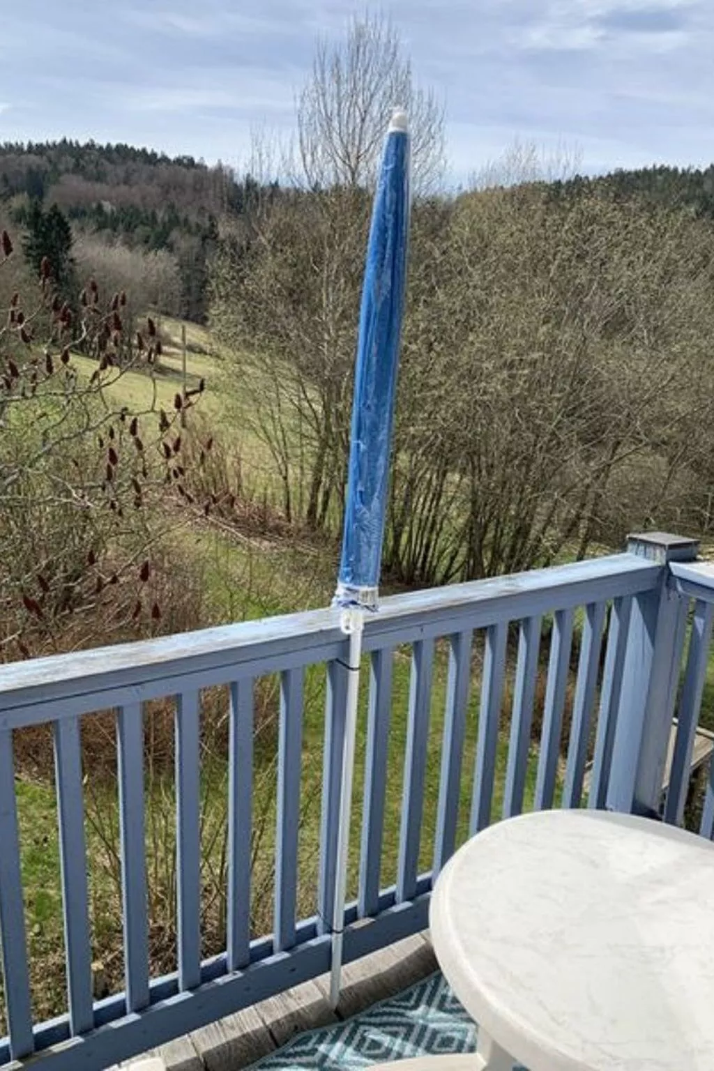 Appartement in Langfurth mit Kleinem Balkon-Draußen