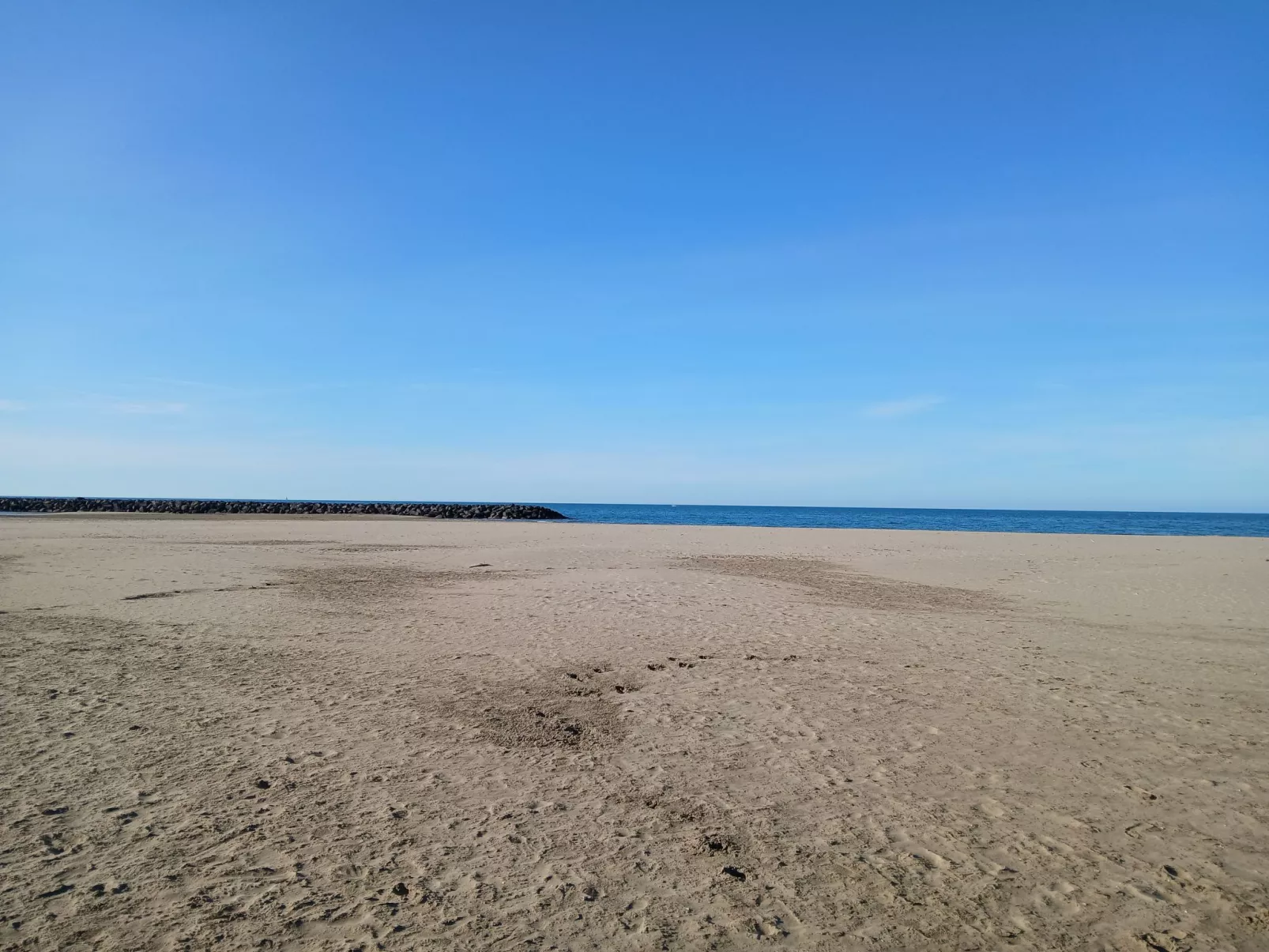 Mobilheim "Les Dunes" mit Blick auf das Wasser-Dehors