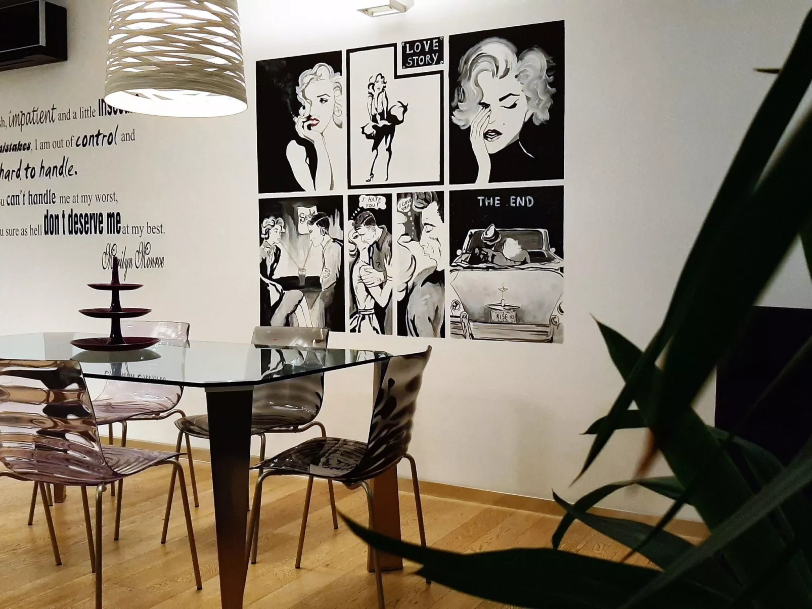 Stylisches Studio mit atemberaubendem Ausblick-Drinnen