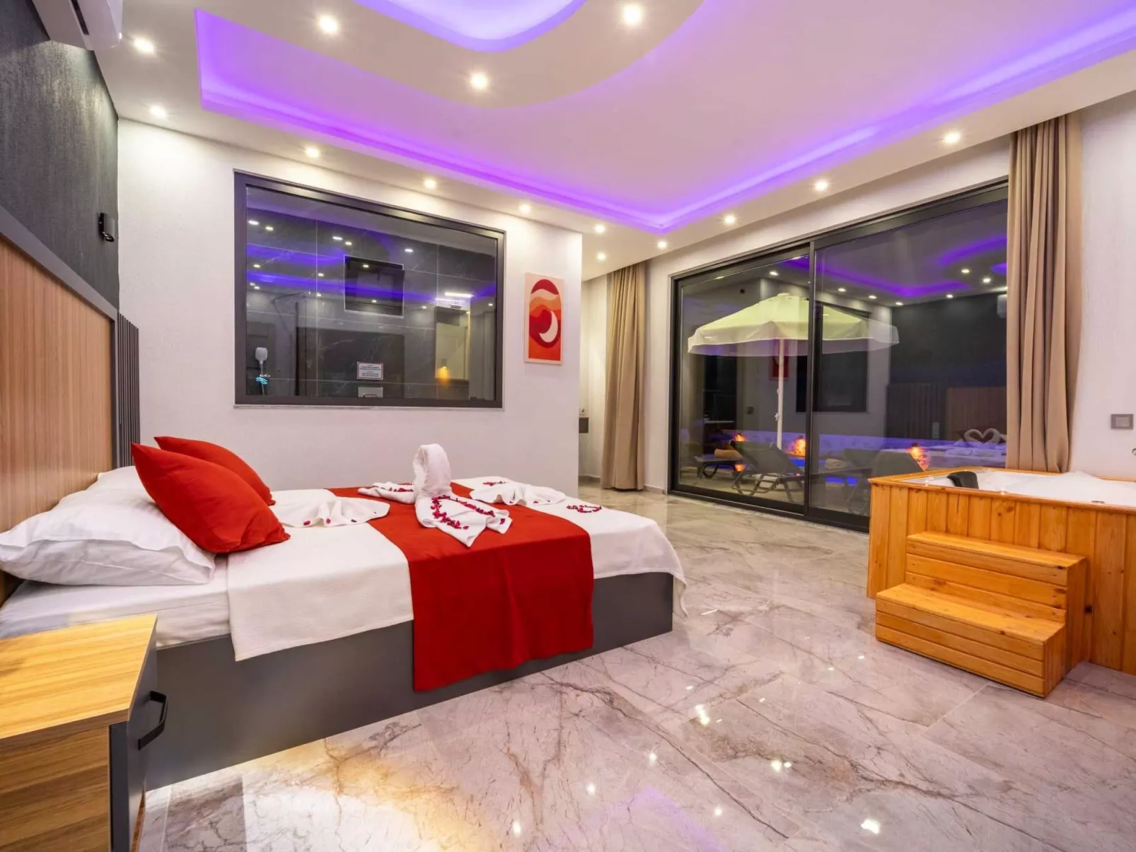 Romantische Luxusvilla in Kalkan Islamlar-Inside