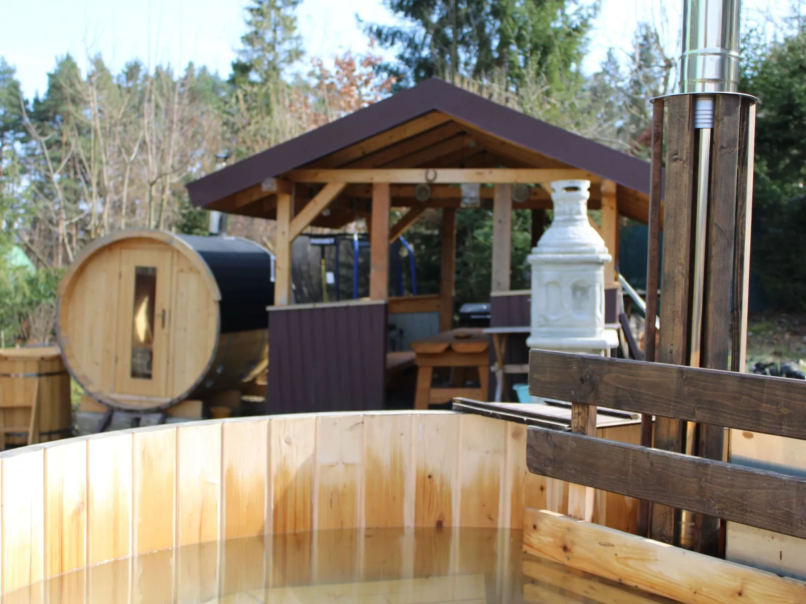 Hütte in der Orava-Draußen