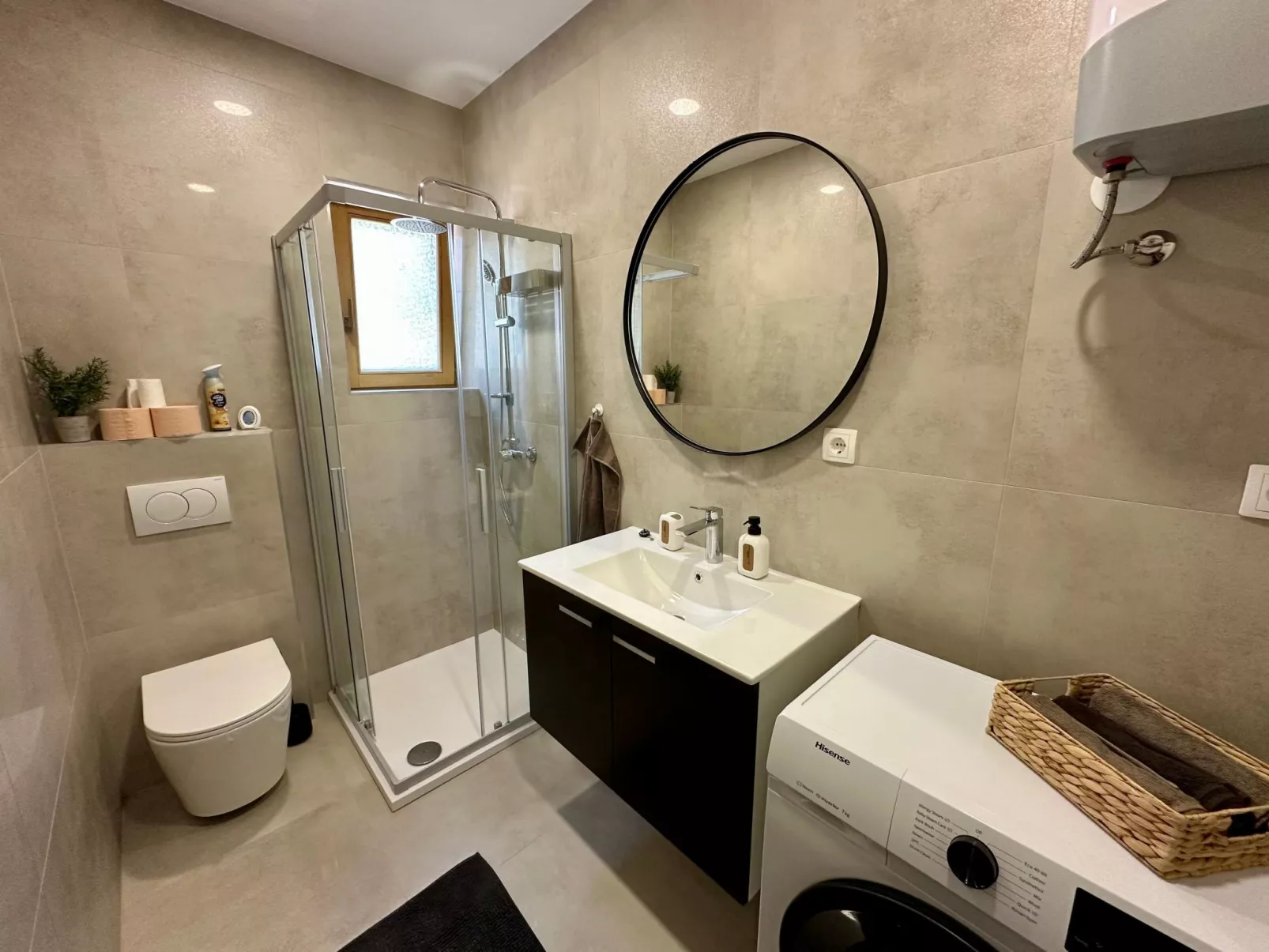 Wohnung in Dramalj mit Garten, Terrasse und Grill - Drinnen