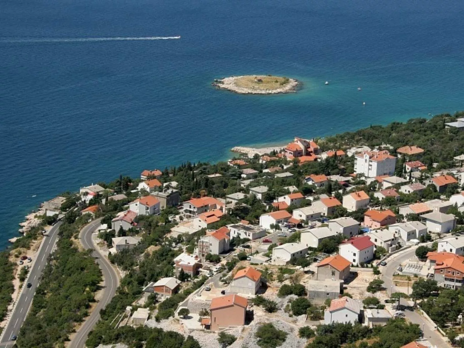 Wohnung für 7 Personen mit Terrasse und Meerblick-Outside