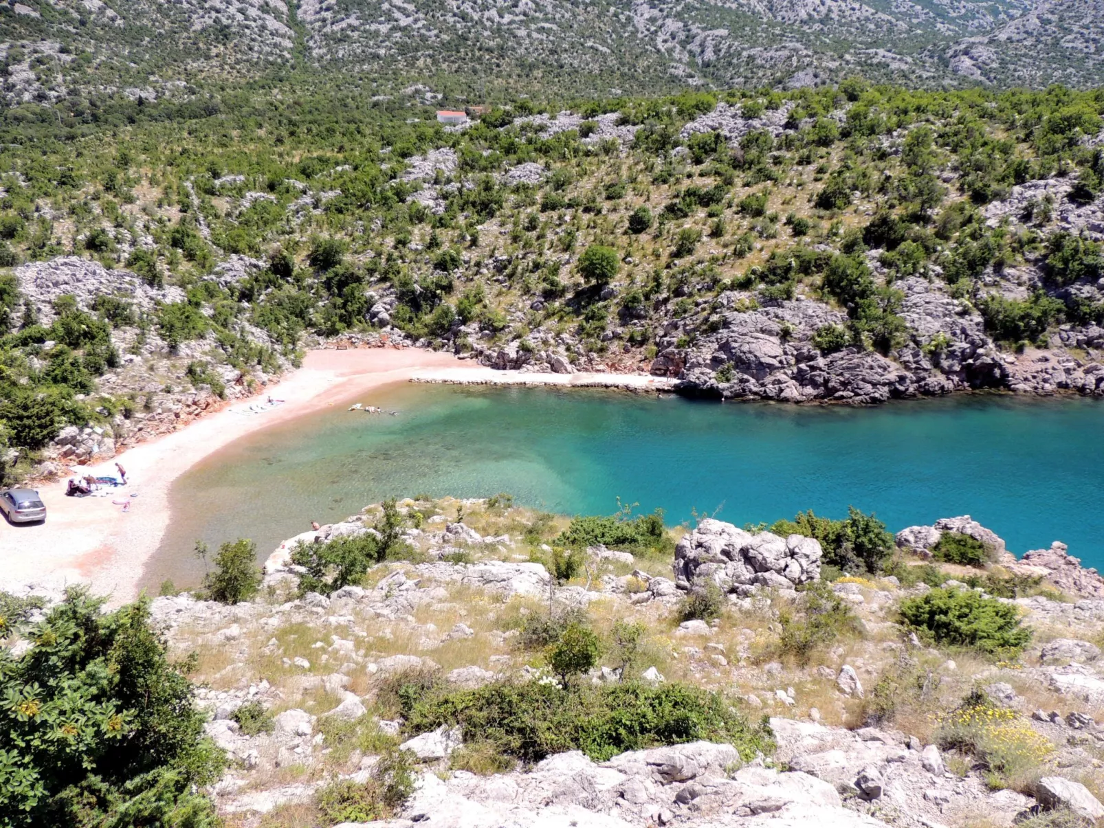 Studio mit Terrasse für zwei Personen-Draußen
