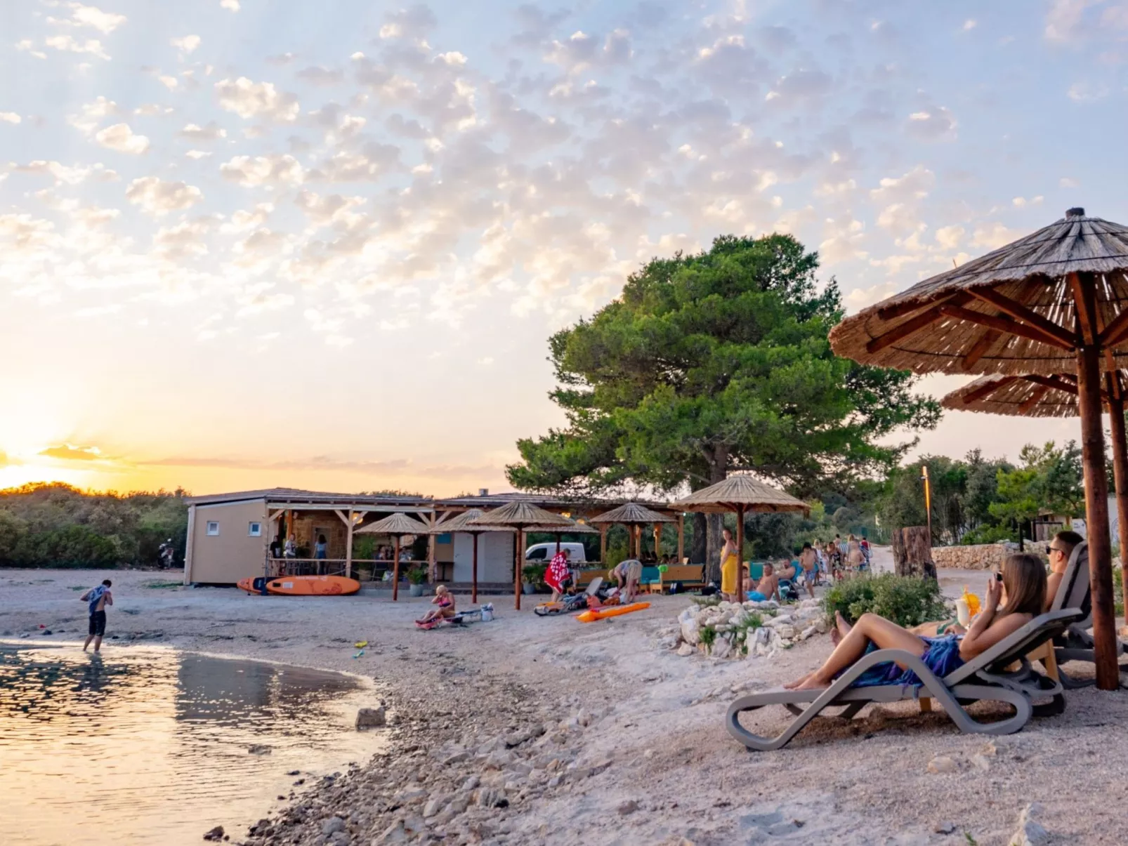 Mobilheim direkt am Strand-Outside