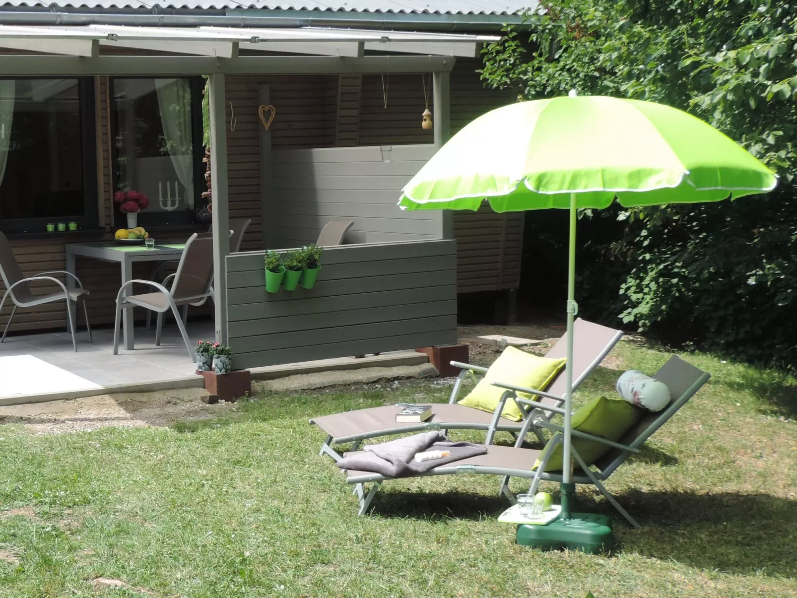 Gartenblick in Vöhl-Basdorf-Dehors