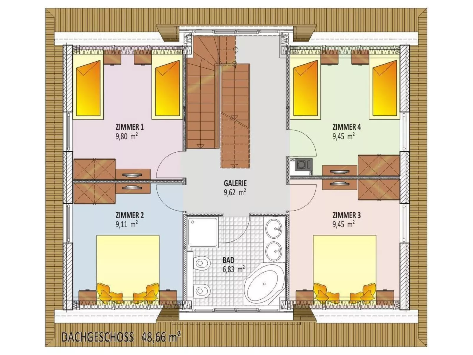 Mit Garten und Sauna-Inside
