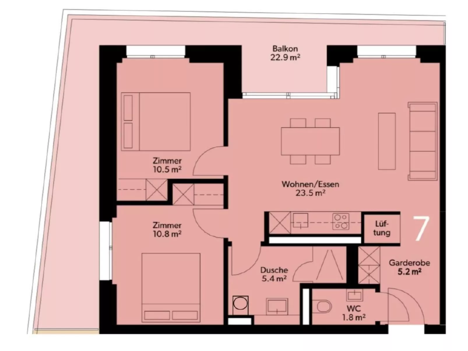 Flims Stenna SELVA direkt bei Bergbahnen Skipiste-Drinnen