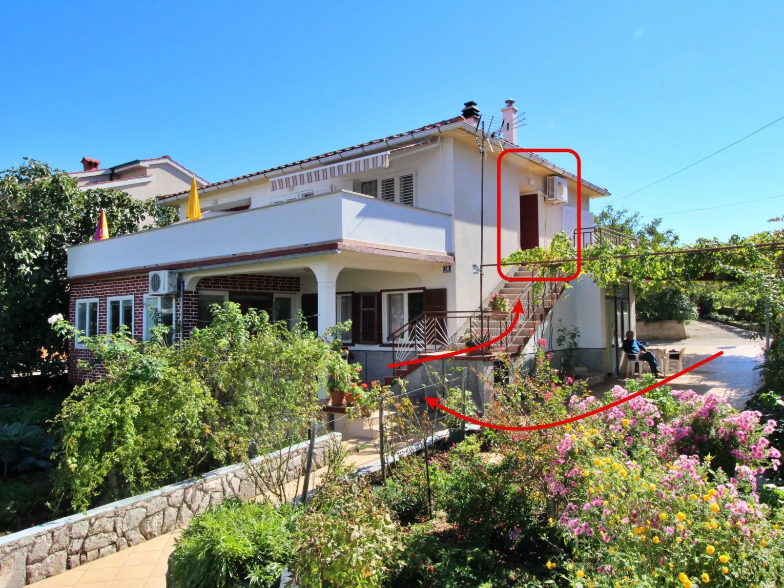 Apartment Dragica-Draußen