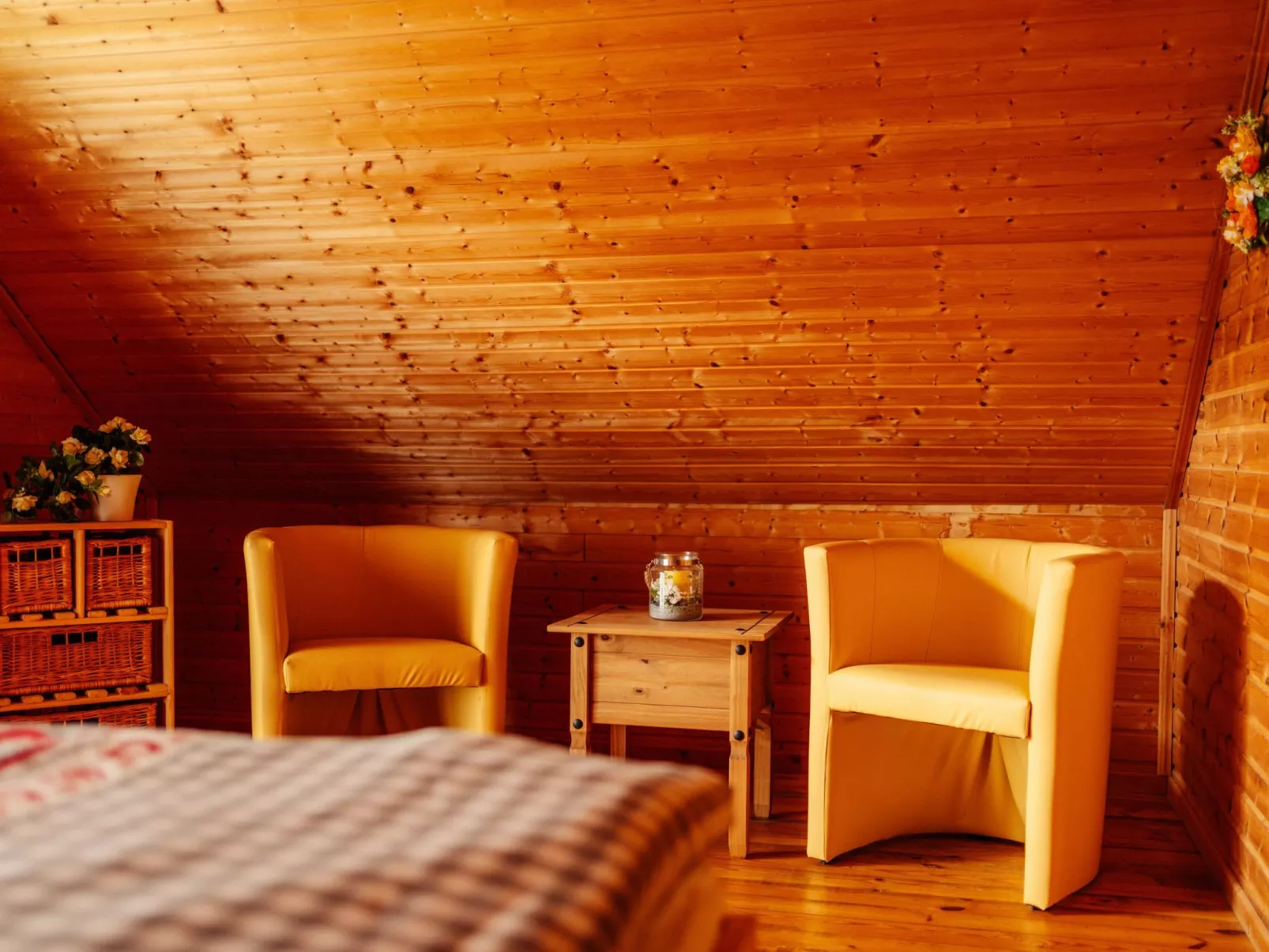 Wunderschönes Blockhaus mit Terrasse - Inside