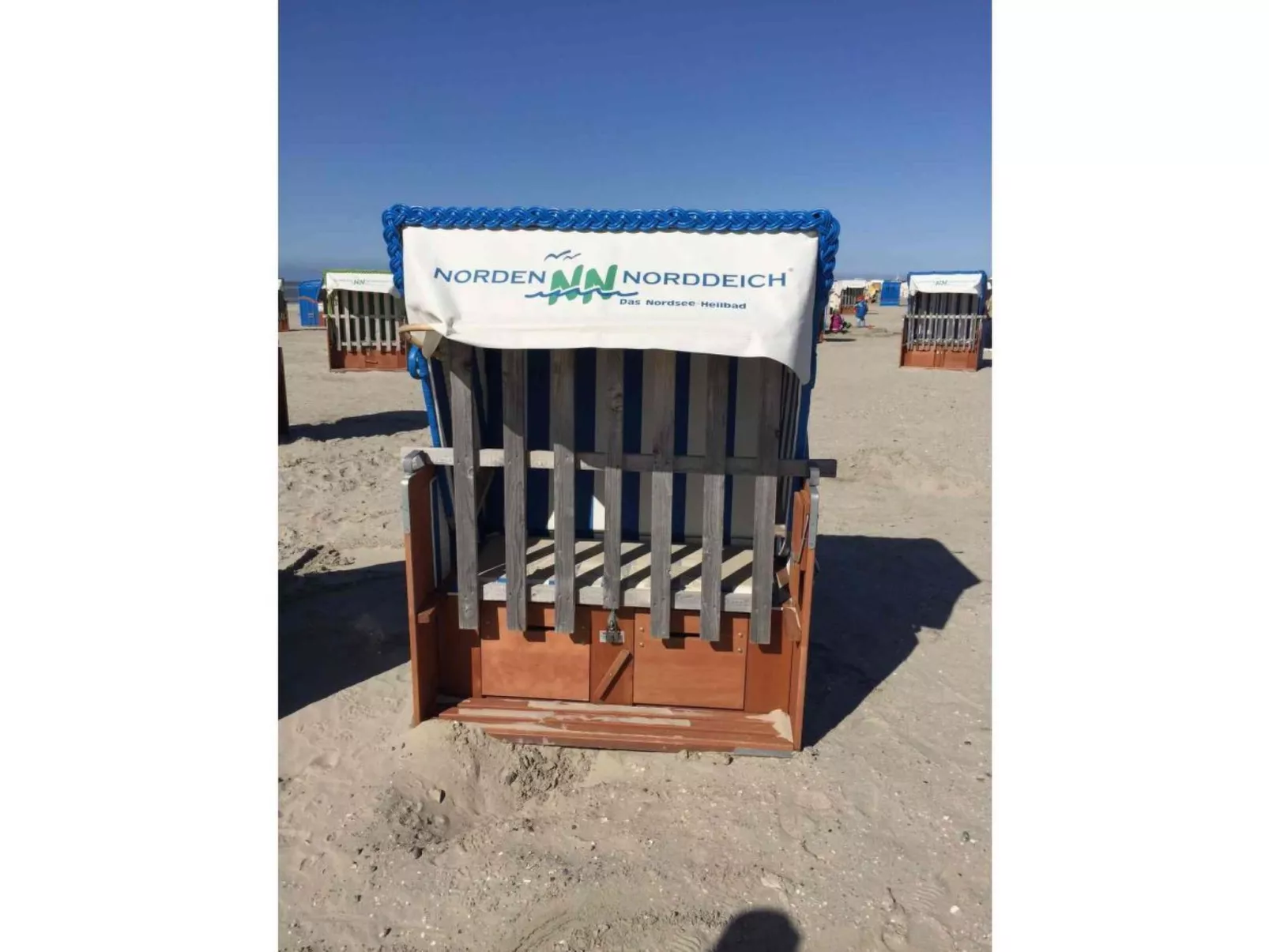 Wohnung in Norddeich direkt am Strand-Dehors