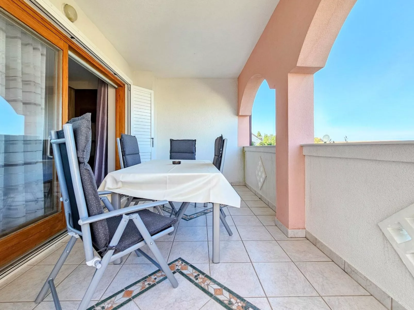 Apartment für 2 Personen mit Meerblick-Dedans