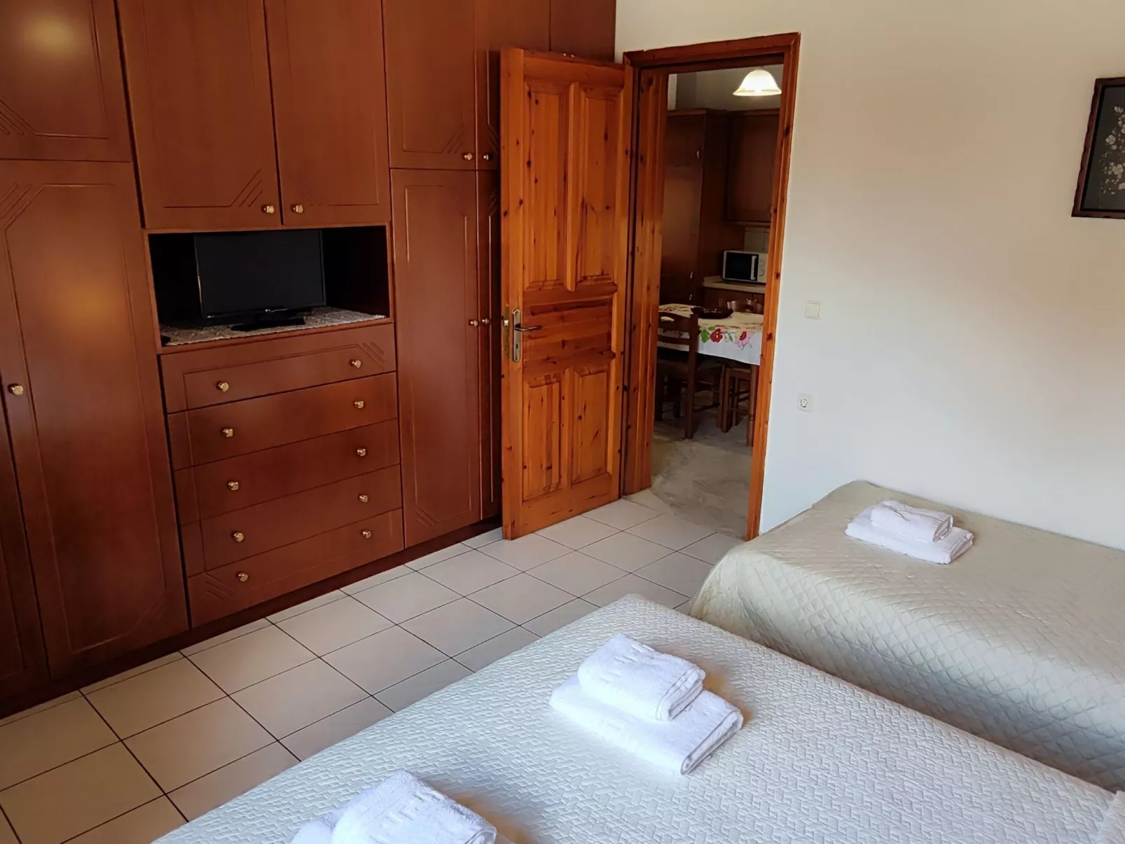 Theofanias Marmorhaus Meteora-Drinnen