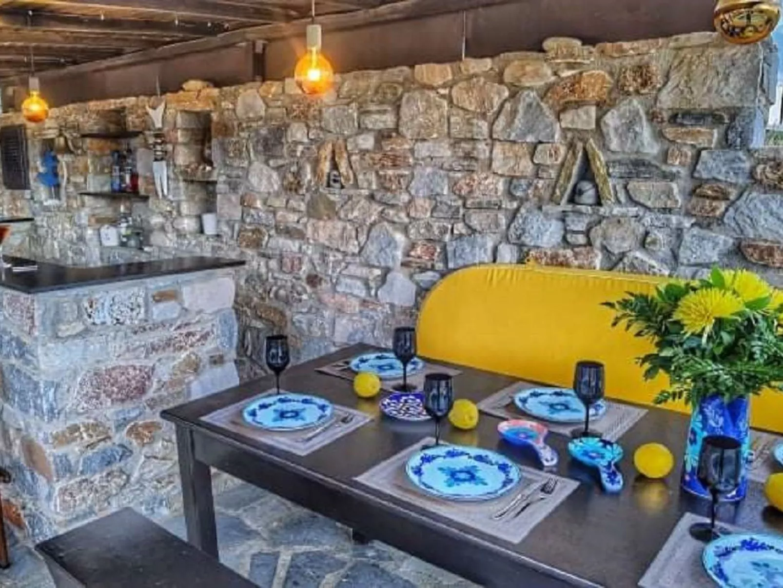 Mit Privatpool für 8 Personen und 2 Kinder in Megas Gialos, Kykladen-Dedans