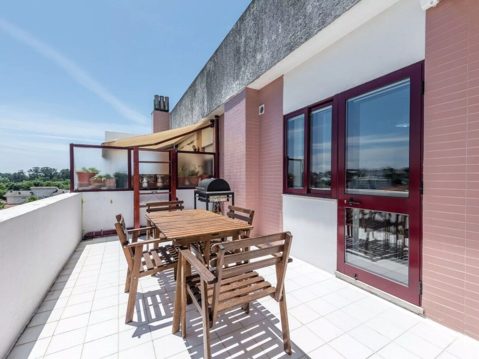 Wohnung am Meer und in der Stadt-Dehors