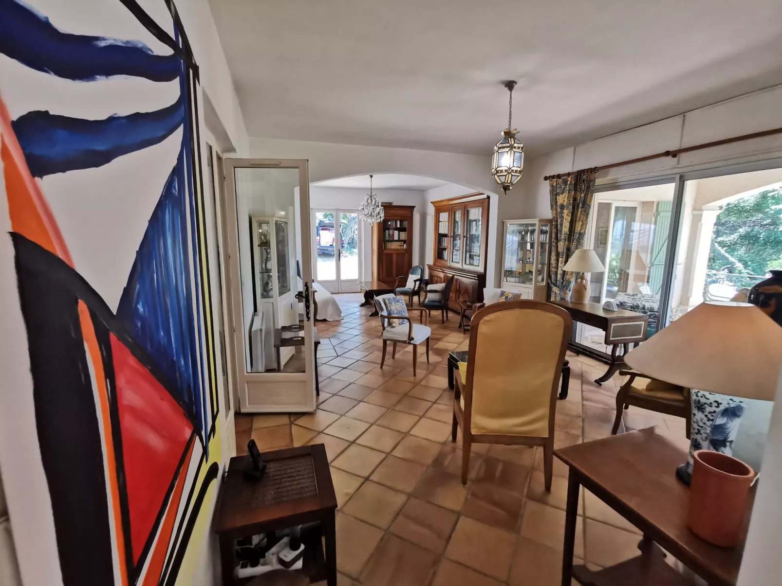 Villa mit Flair-Drinnen