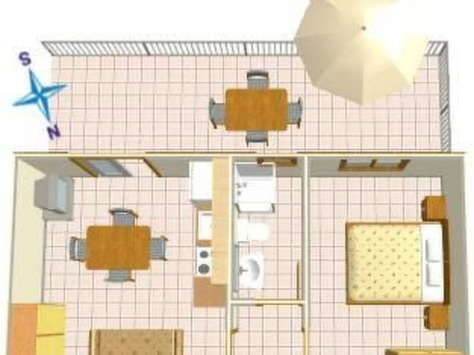 Parterre-Ferienwohnung für vier Personen-Image-tags.info