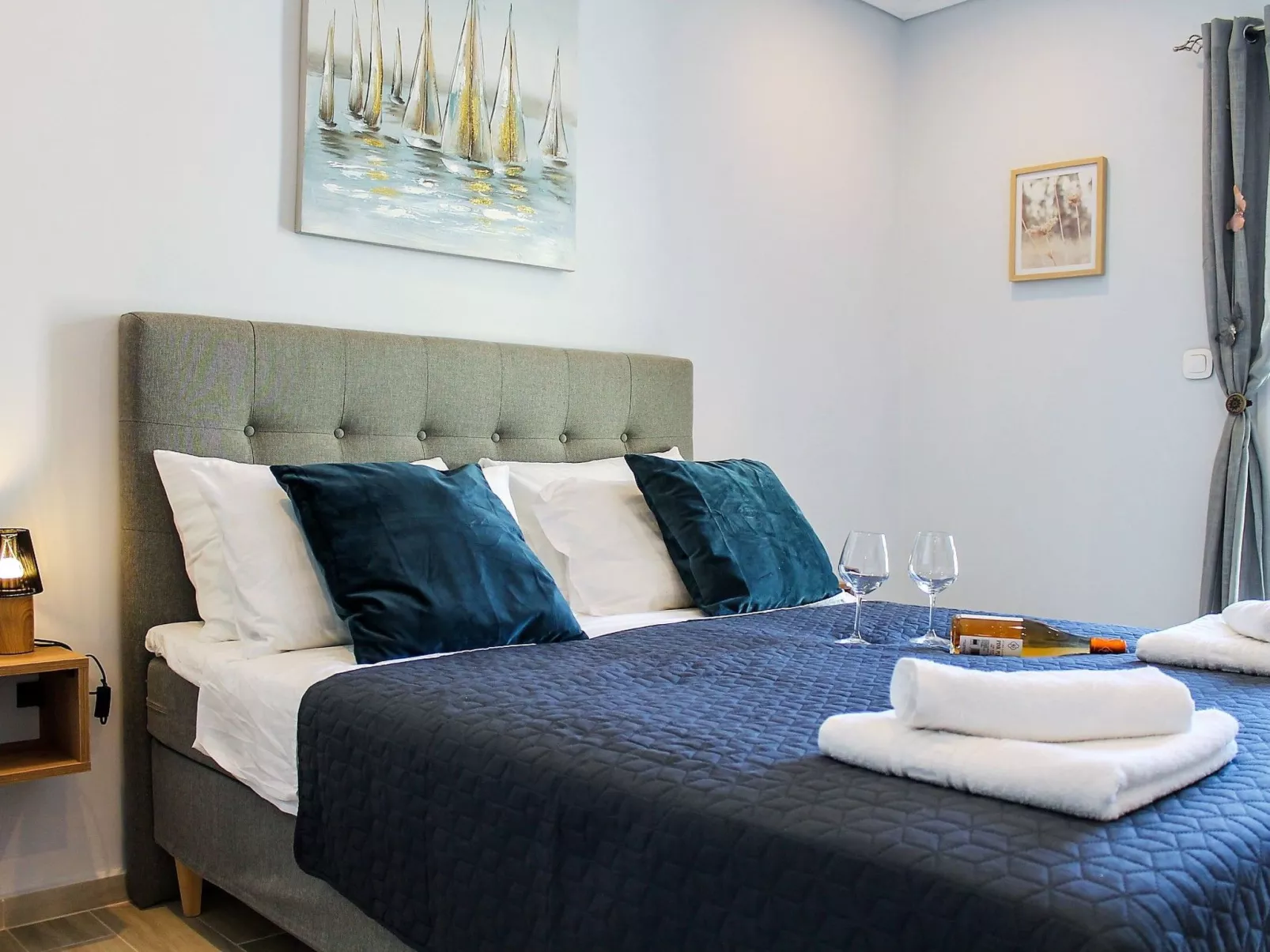 Stilvolle Zwei-Zimmer-Wohnung im Erdgeschoss in Kassiopi-Drinnen