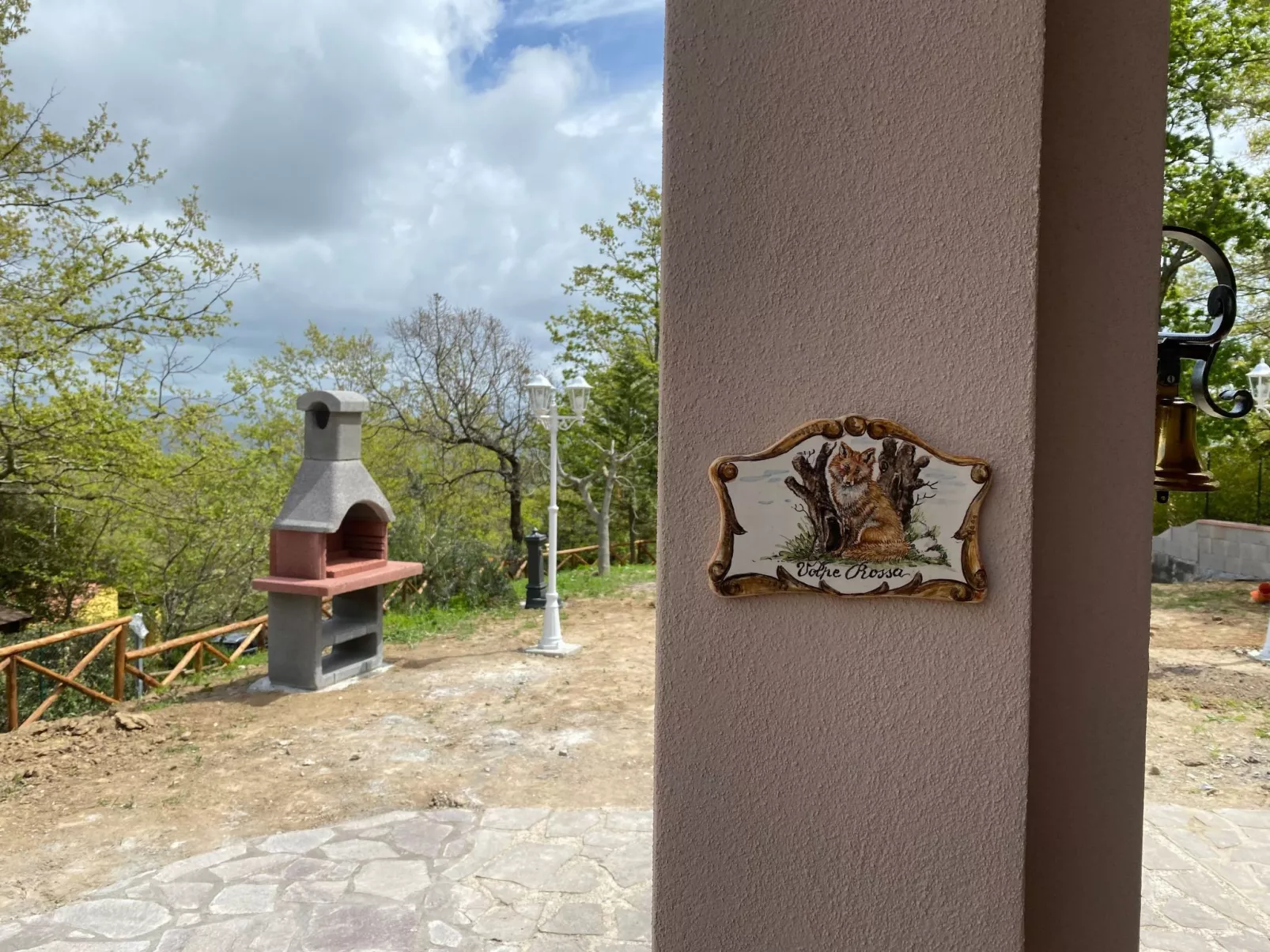 Wohnung "Red Fox" mit privatem Garten-Draußen