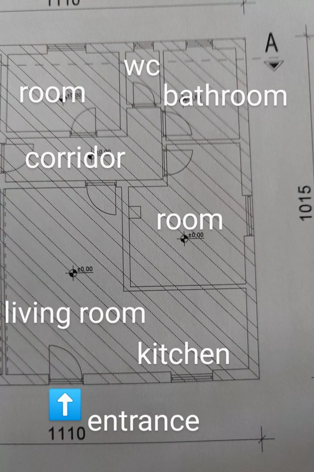 Apartment mit Terrasse-Dedans