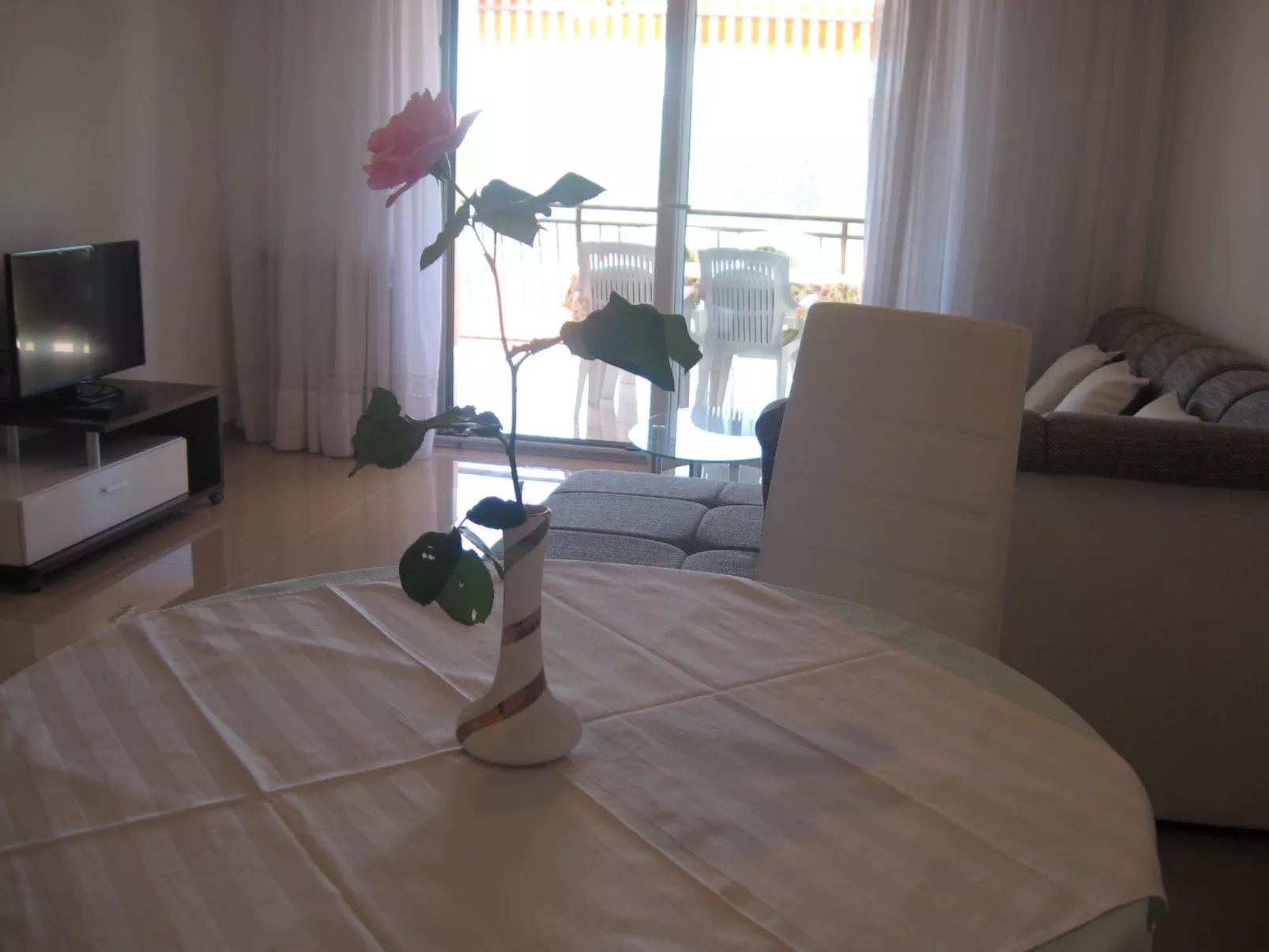 Mit Wasserblick-Dedans