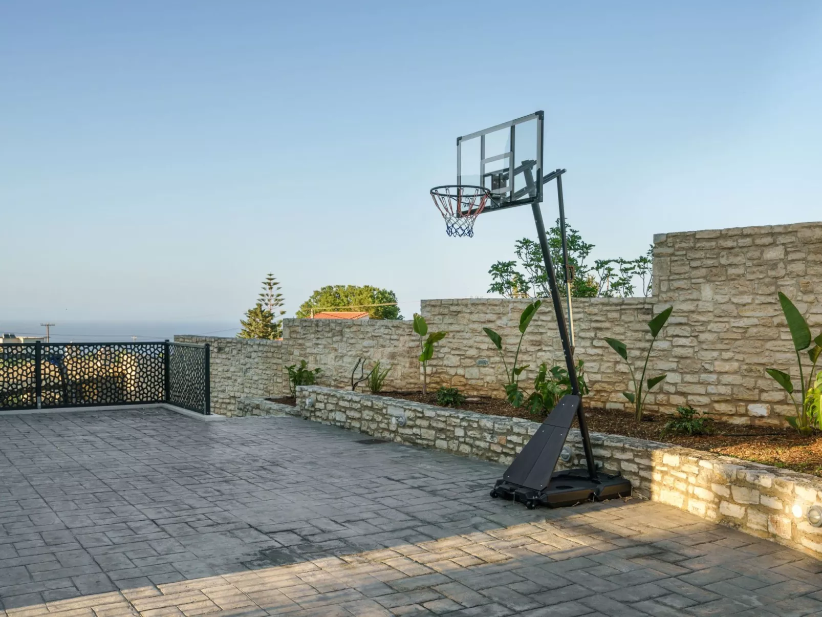 Ferienvilla "Oak Luxury" mit eigenem Pool-Draußen