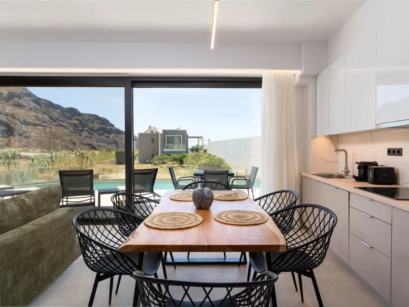 Neue Villa Anemoni mit privatem Pool, 100m zum Strand-Inside