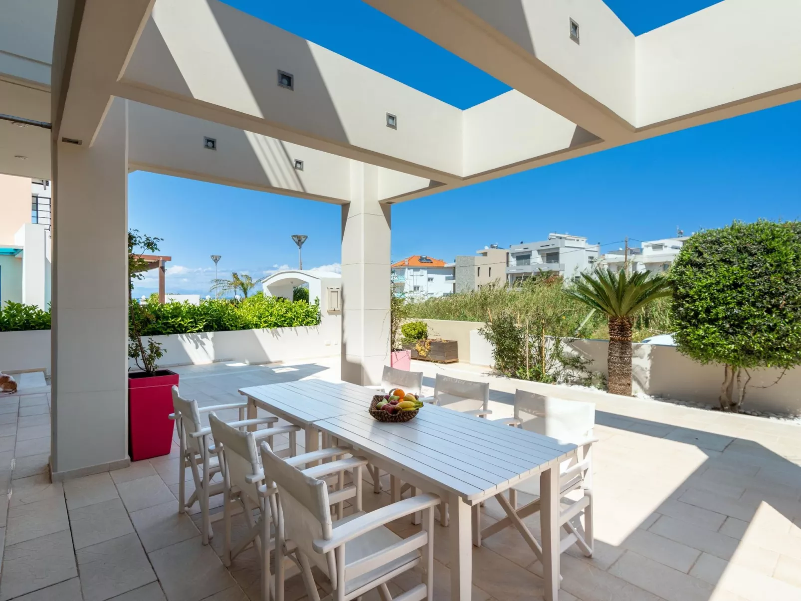 Luxuriöse Villa in Vasiliki-Dehors