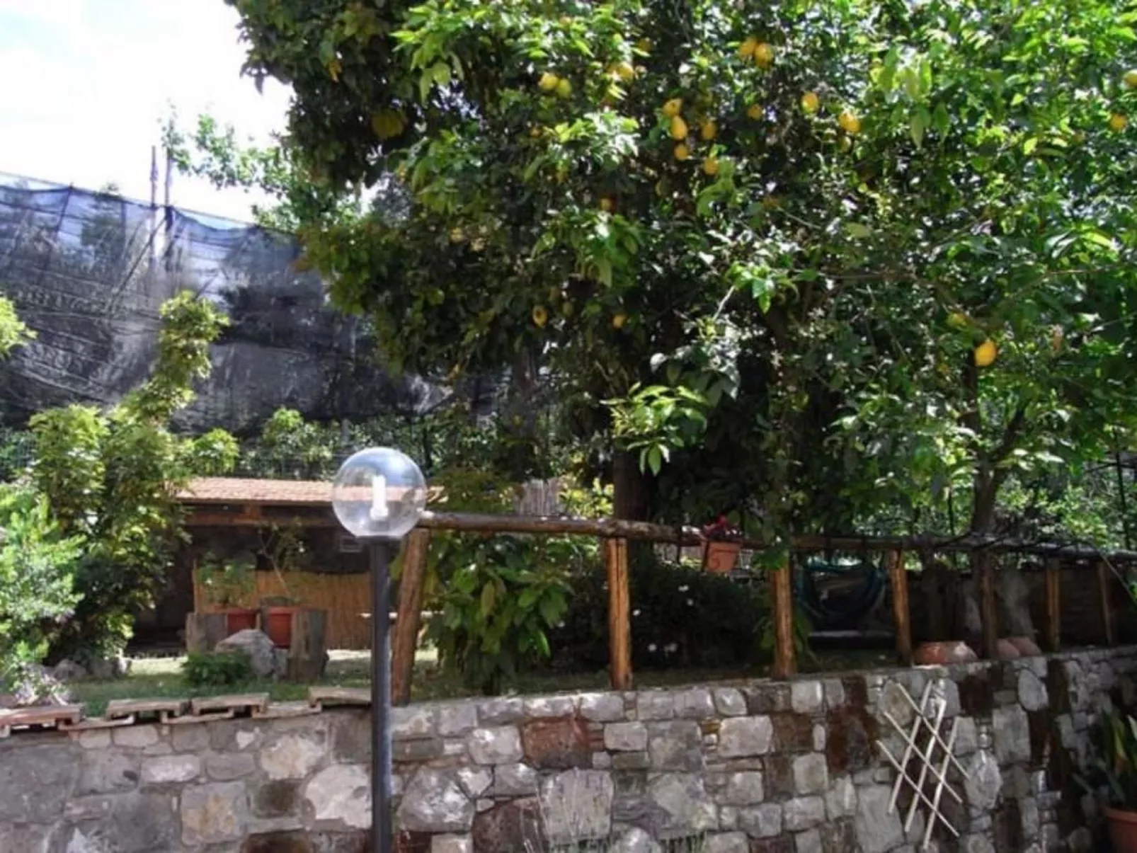 Rosa' Wohnung mit privatem Garten-Draußen