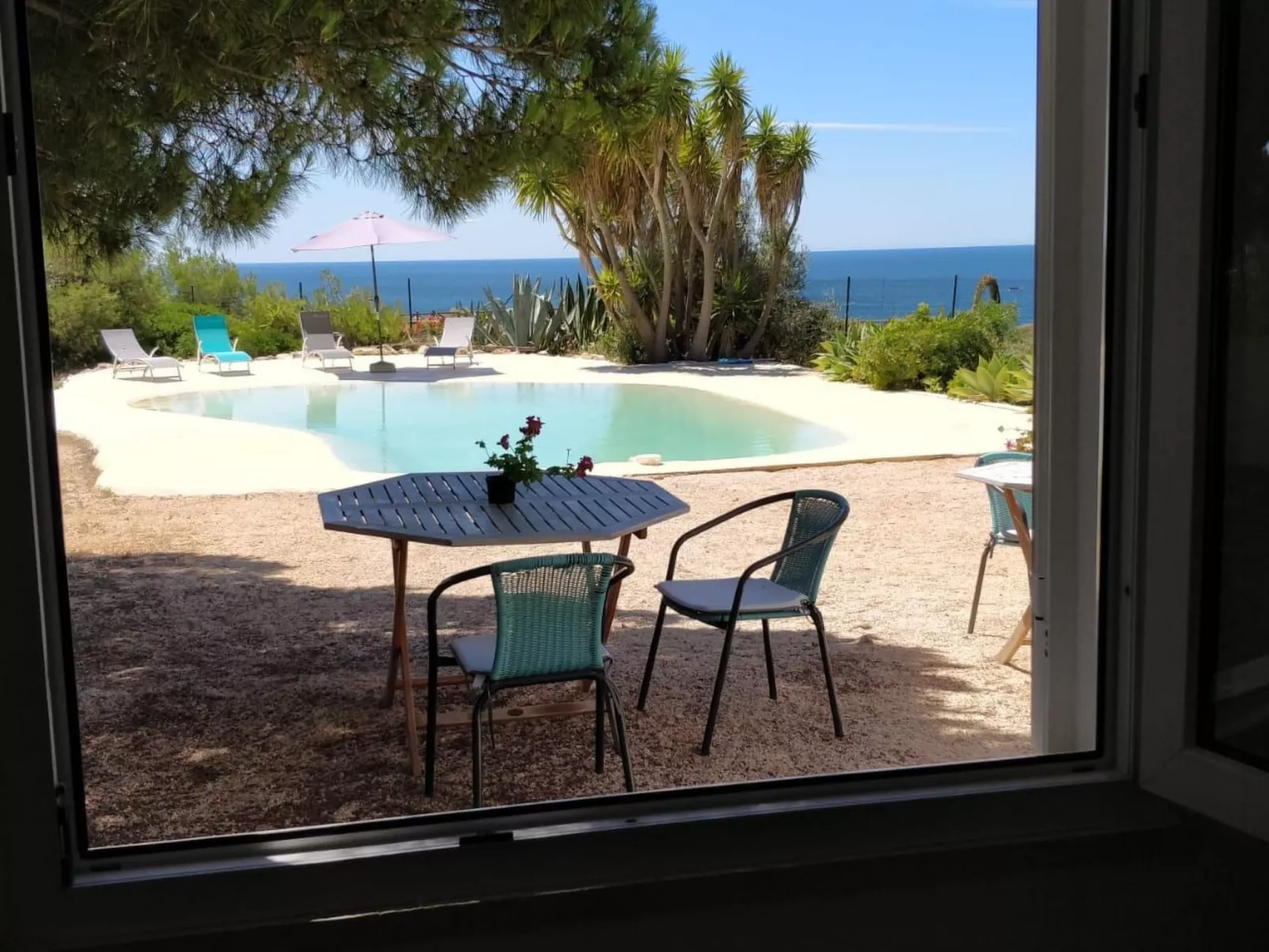 Einzigartige Lage, atemberaubende Aussicht, Leben in der Natur.-Dehors