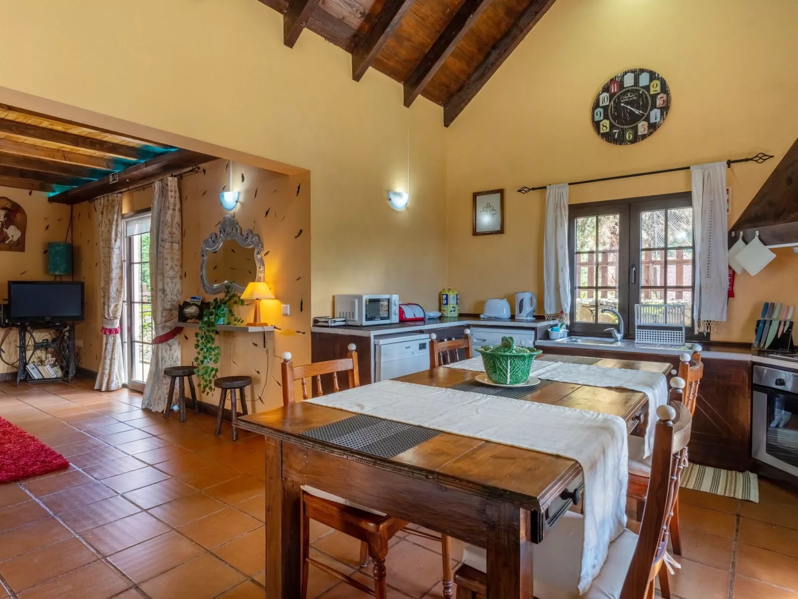 Dorf Sonnenuntergang-Image-tags.info