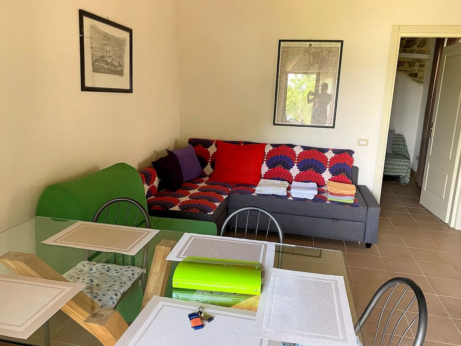 "Giotto" mit Terrasse-Drinnen