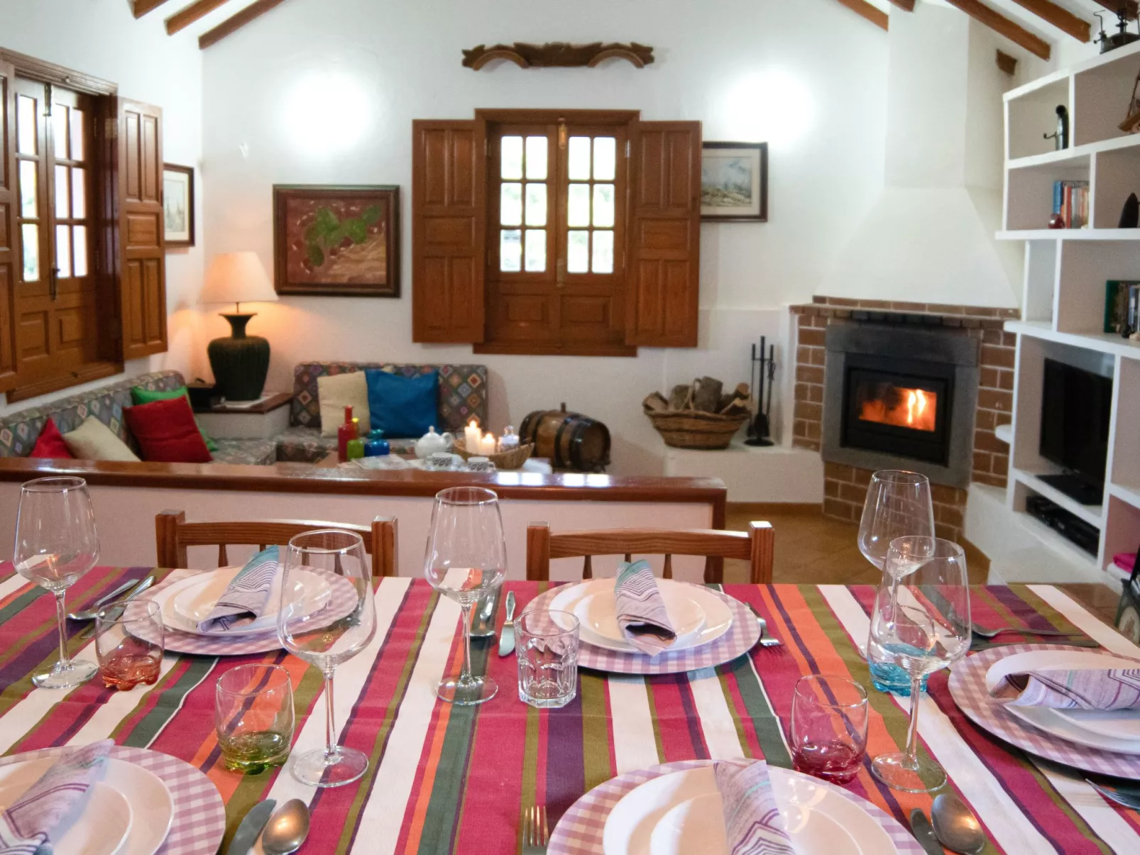 Typisch kanarische Finca Elena mit eigenem Pool-Drinnen