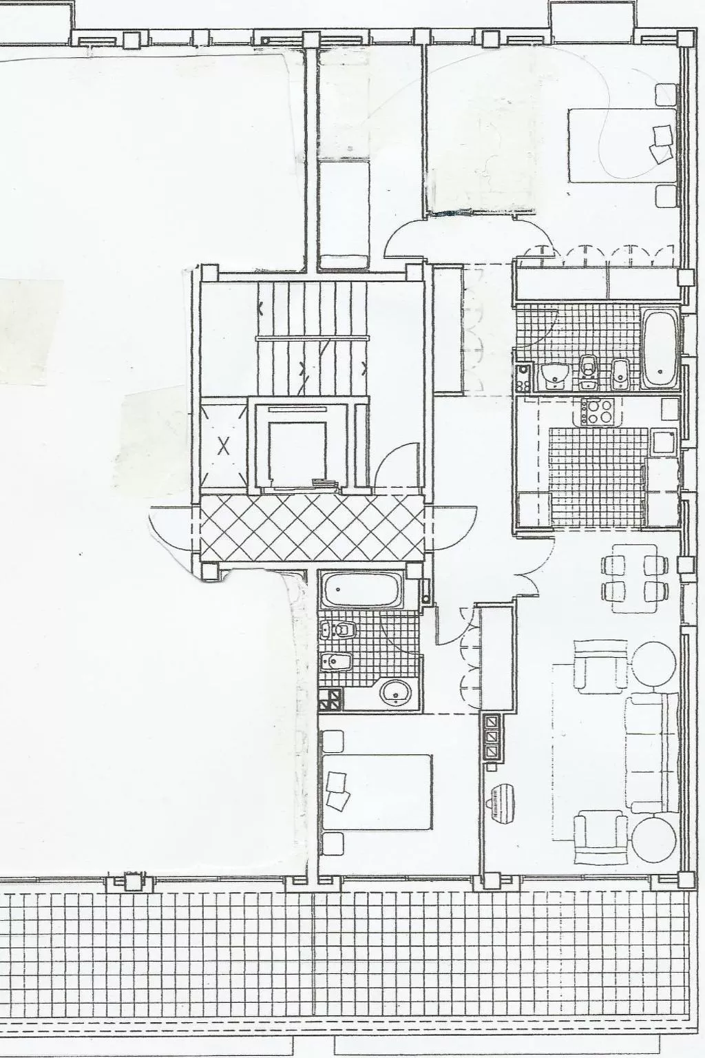 Direkt am Meer von Coma-ruga-Inside