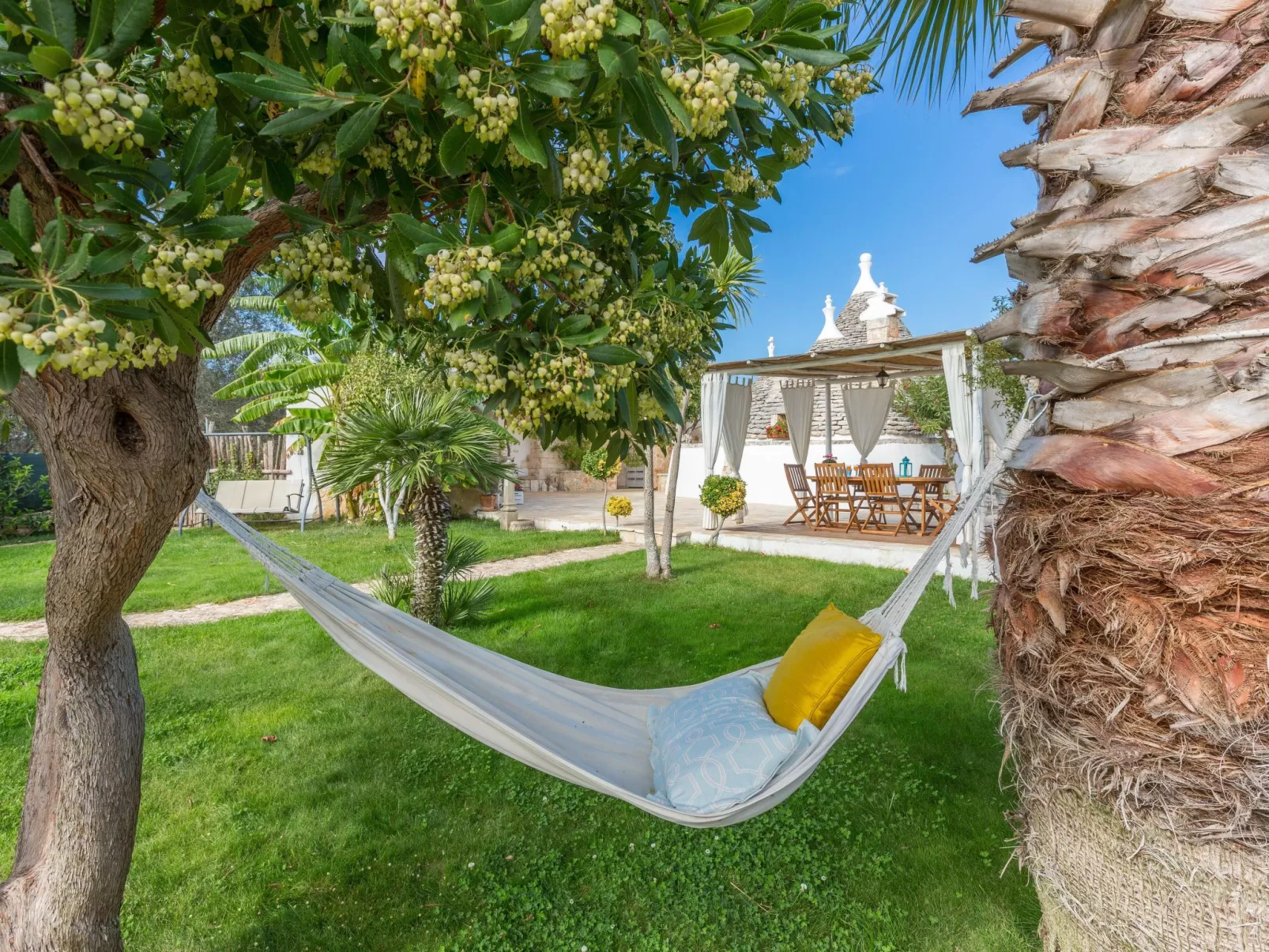 Trullo für Ferien in Apulien-Draußen