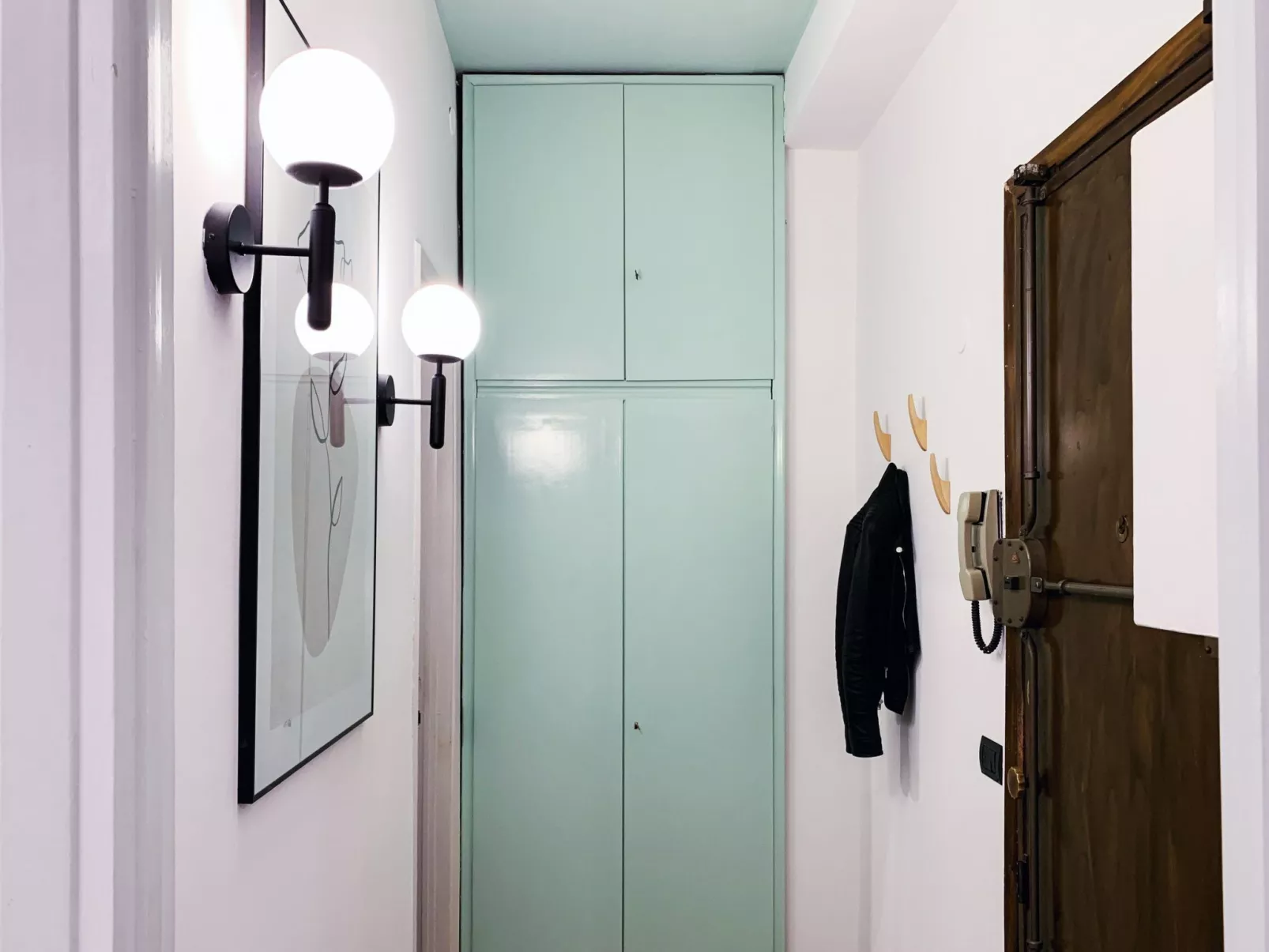 Ein-Zimmer-Wohnung 'Milan' mit Balkon-Drinnen