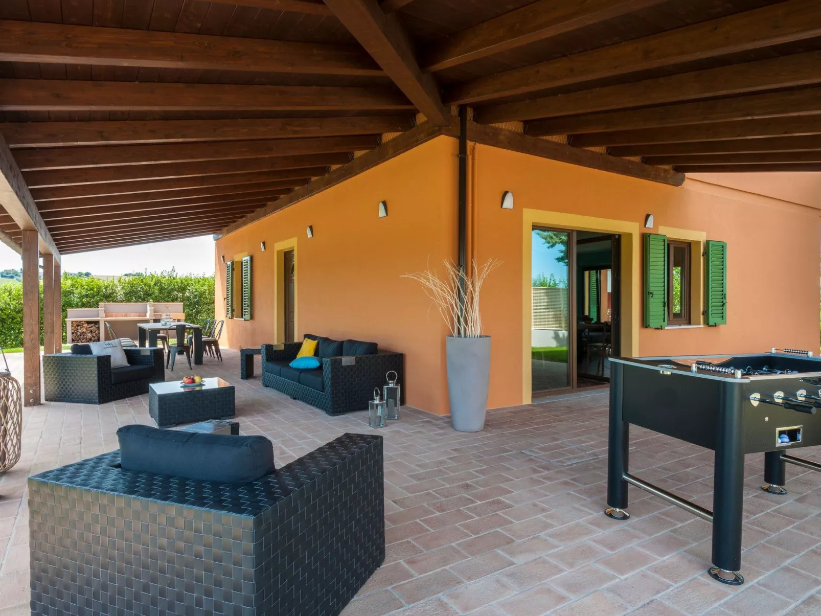 Villa Traiani, Marken Urlaub, privater Pool-Dedans