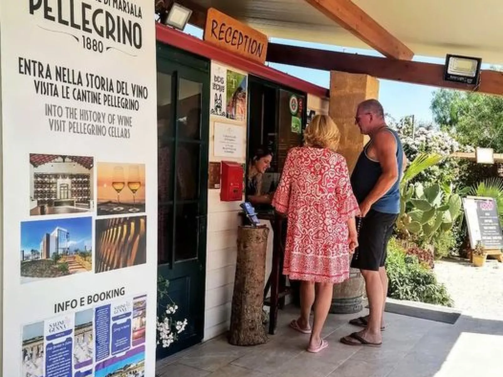 Appartement in Marsala mit gemeinschaftlichem Pool, Grill und Garten-Draußen